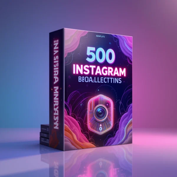 “500 Instagram Sales and Marketing Template”