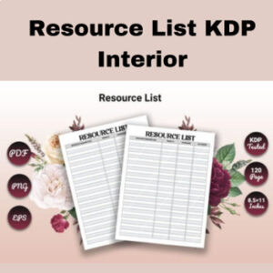 Resource List KDP Interior