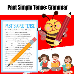 Mastering the Past Simple Tense: Grammar A Fun & Engaging Workbook for Kids